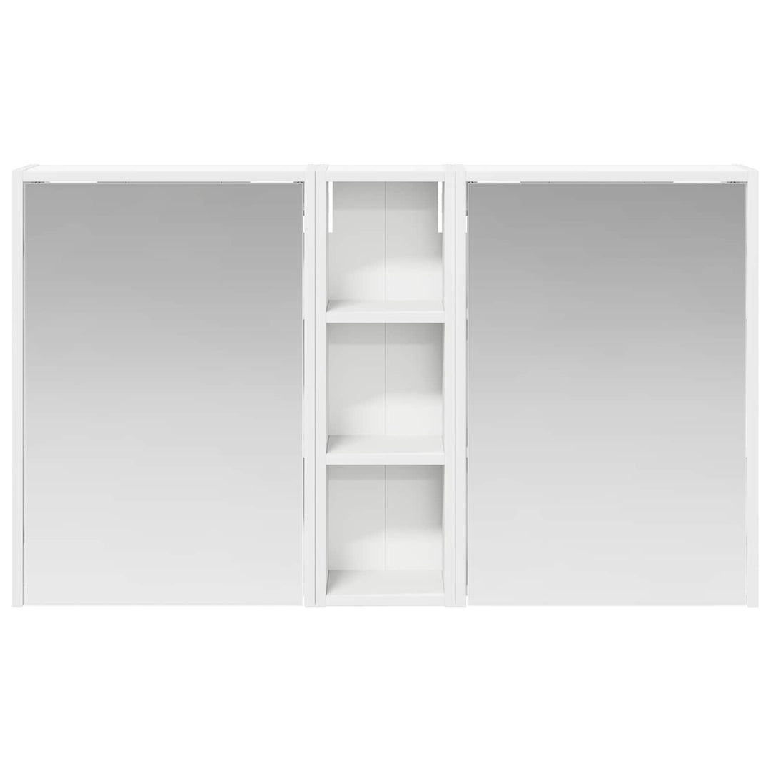 Badeværelsesskabsæt 3 pcs 106 x 16 x 62,5 cm Konstrueret træ