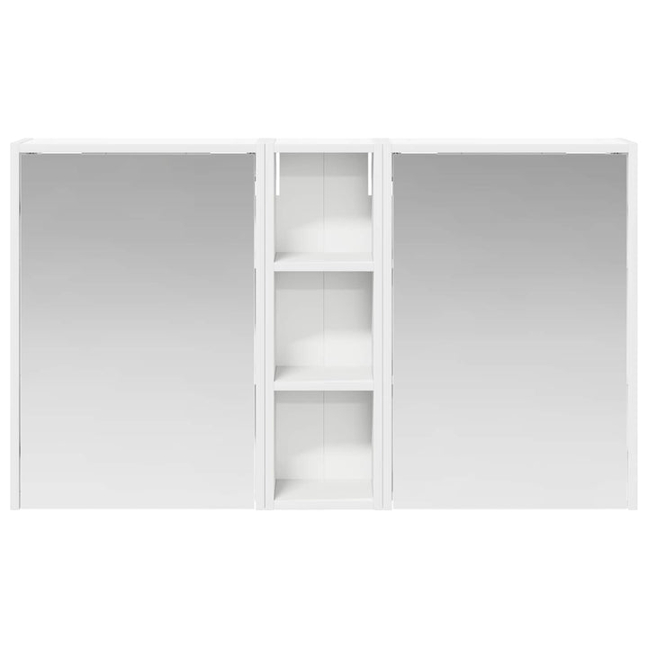 Badeværelsesskabsæt 3 pcs 106 x 16 x 62,5 cm Konstrueret træ