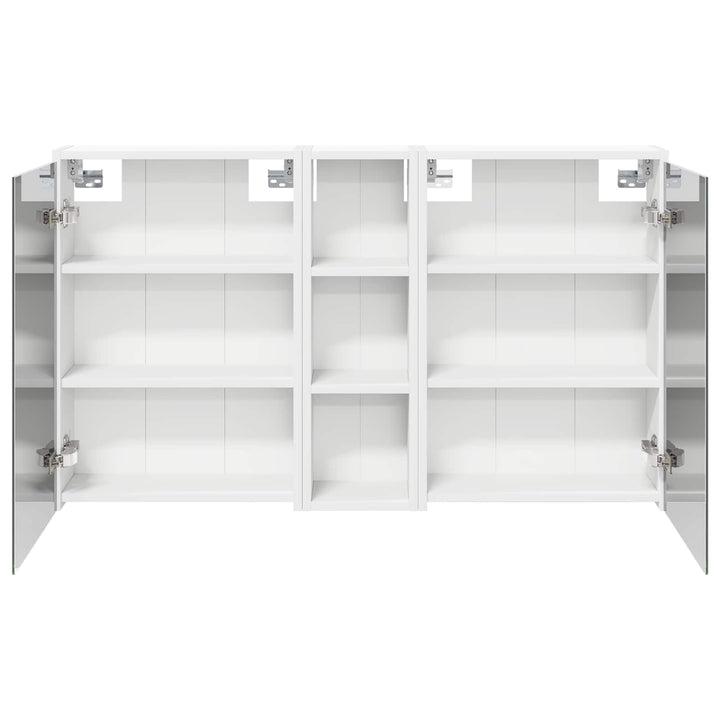 Badeværelsesskabsæt 3 pcs 106 x 16 x 62,5 cm Konstrueret træ