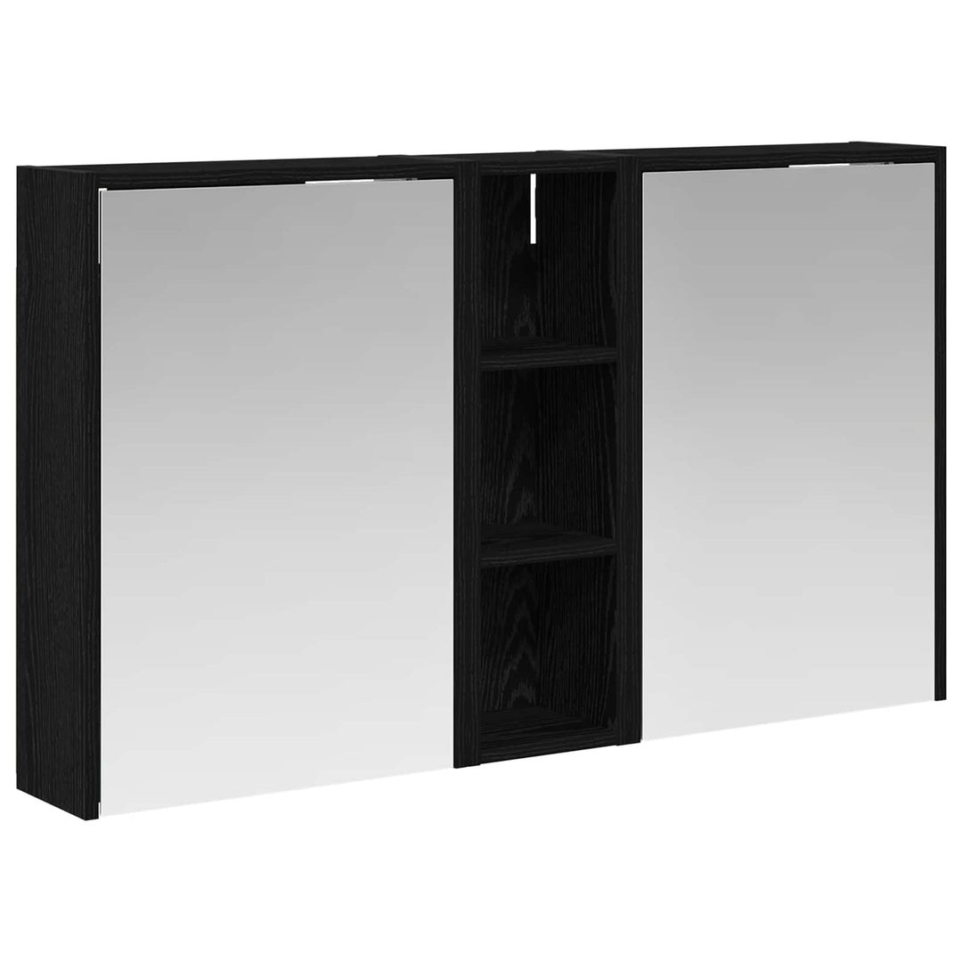 Badeværelsesskabsæt 3 pcs 106 x 16 x 62,5 cm Konstrueret træ