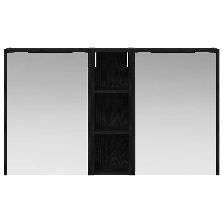 Badeværelsesskabsæt 3 pcs 106 x 16 x 62,5 cm Konstrueret træ