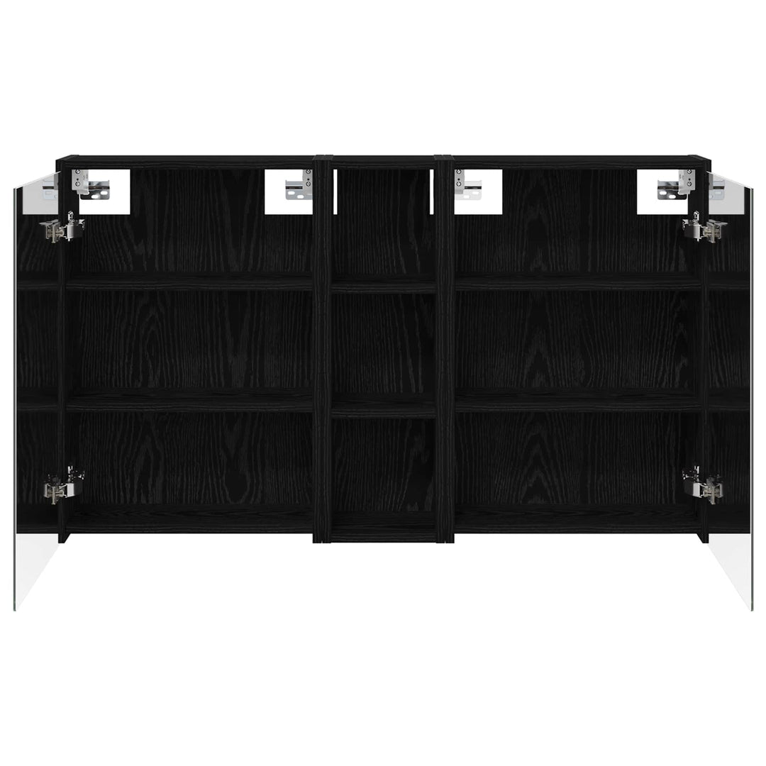 Badeværelsesskabsæt 3 pcs 106 x 16 x 62,5 cm Konstrueret træ
