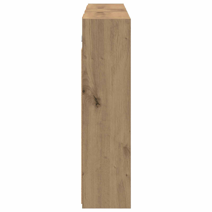 Badeværelsesskabsæt 3 stk. 106 x 16 x 62,5 cm Konstrueret træ