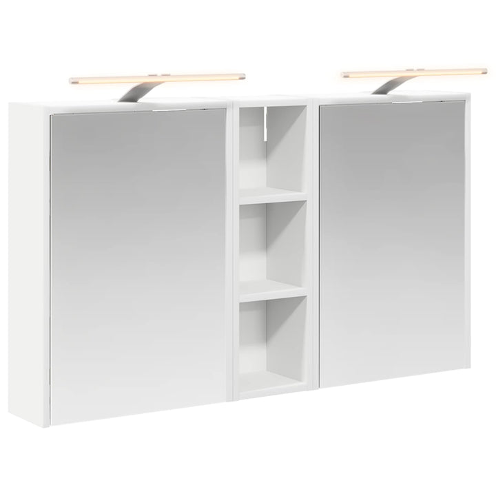 Badeværelsesskabsæt 3 pcs 106 x 16 x 62,5 cm Konstrueret træ