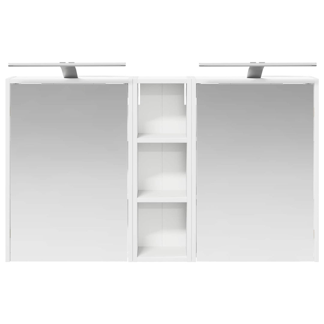 Badeværelsesskabsæt 3 pcs 106 x 16 x 62,5 cm Konstrueret træ
