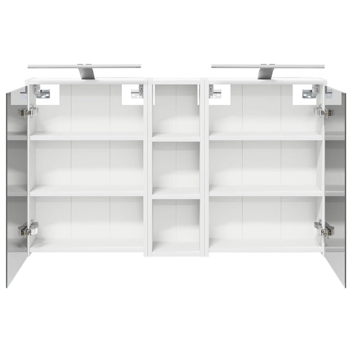 Badeværelsesskabsæt 3 pcs 106 x 16 x 62,5 cm Konstrueret træ