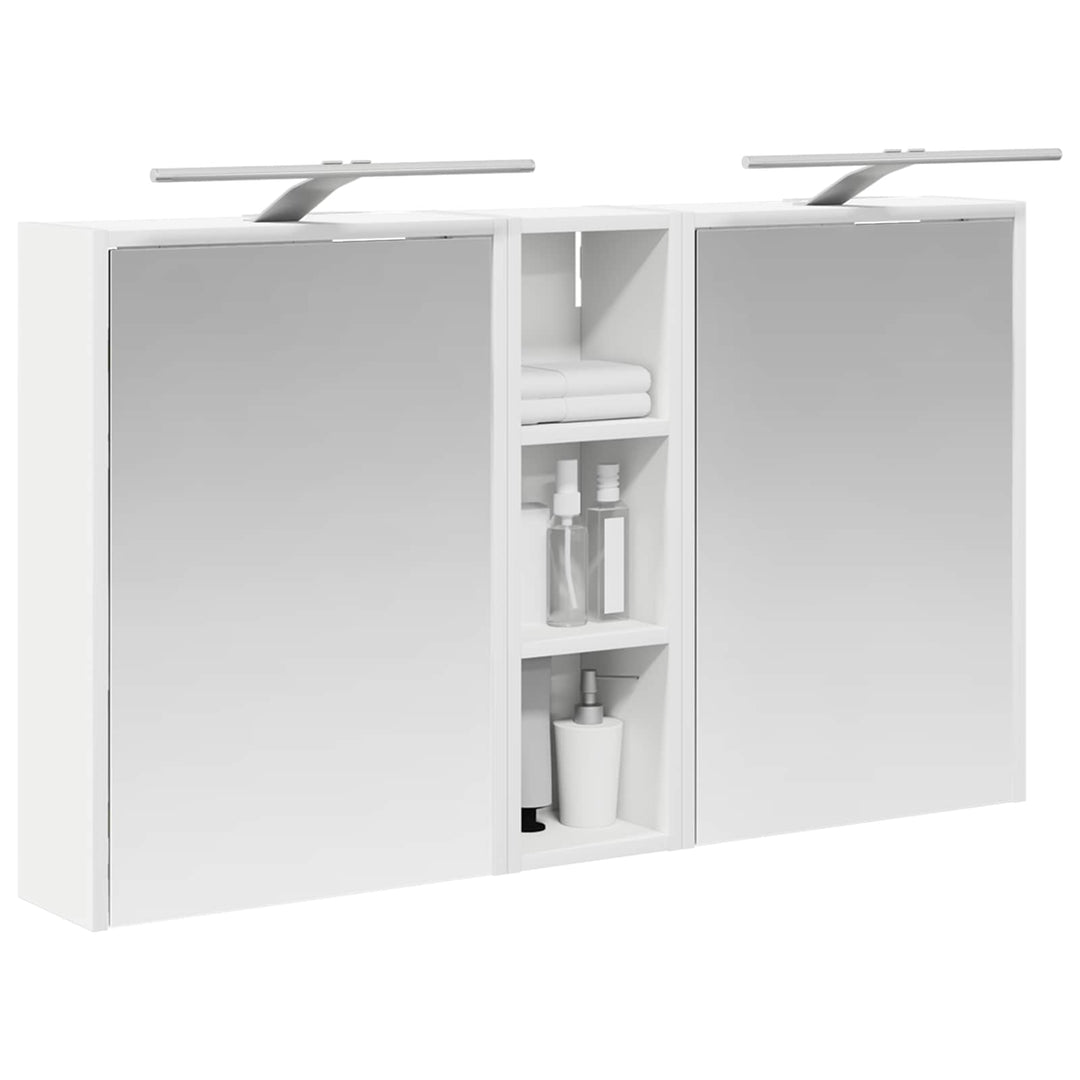 Badeværelsesskabsæt 3 pcs 106 x 16 x 62,5 cm Konstrueret træ