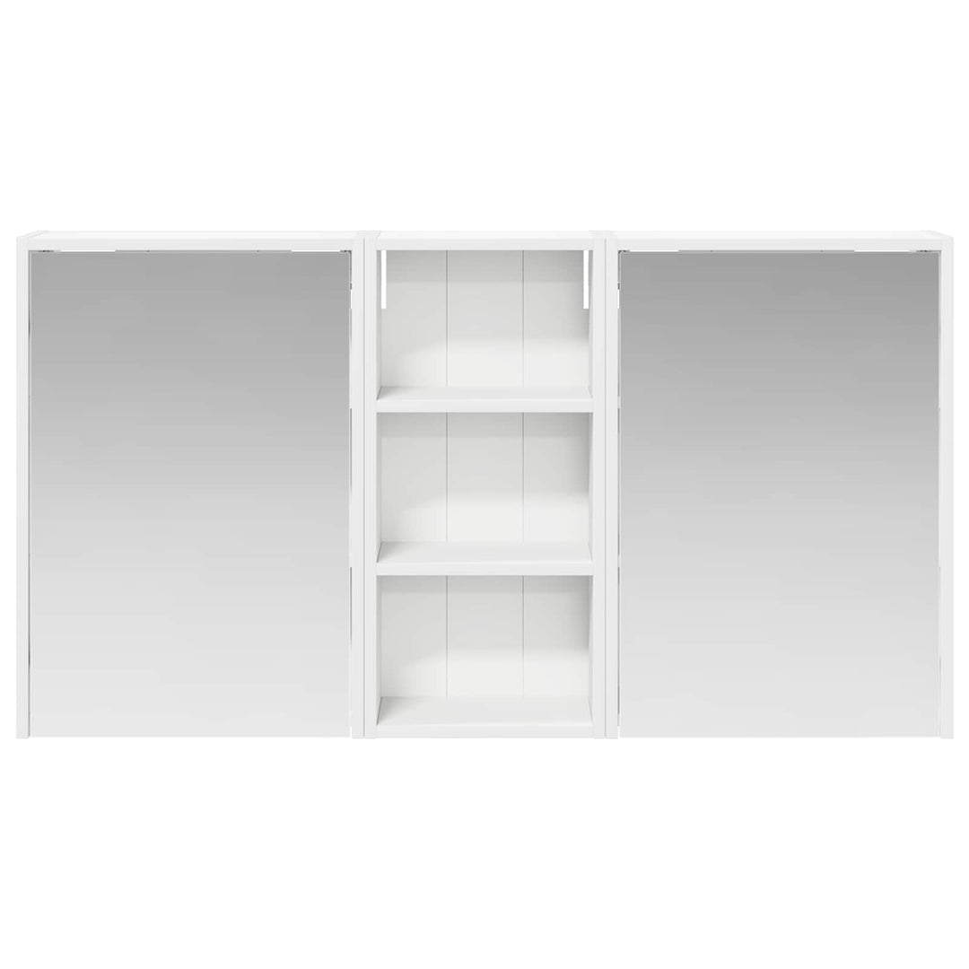Badeværelsesskabsæt 3 pcs 116 x 16 x 62,5 cm Konstrueret træ