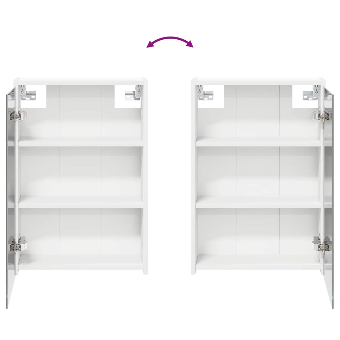 Badeværelsesskabsæt 3 pcs 116 x 16 x 62,5 cm Konstrueret træ