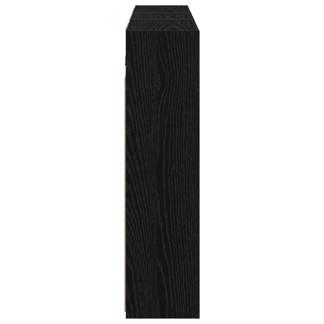 Badeværelsesskabsæt 3 pcs 116 x 16 x 62,5 cm Konstrueret træ