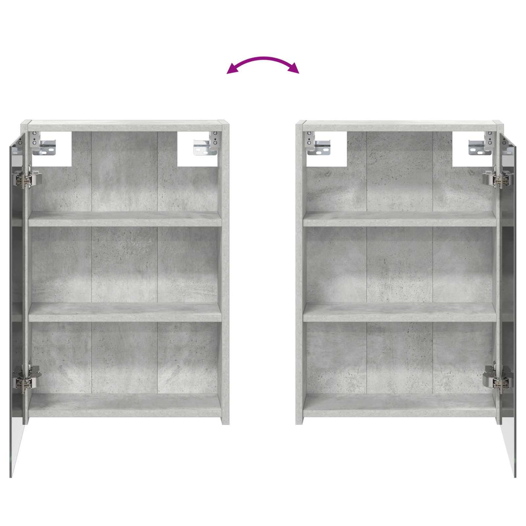 Badeværelsesskabsæt 3 pcs 116 x 16 x 62,5 cm Konstrueret træ