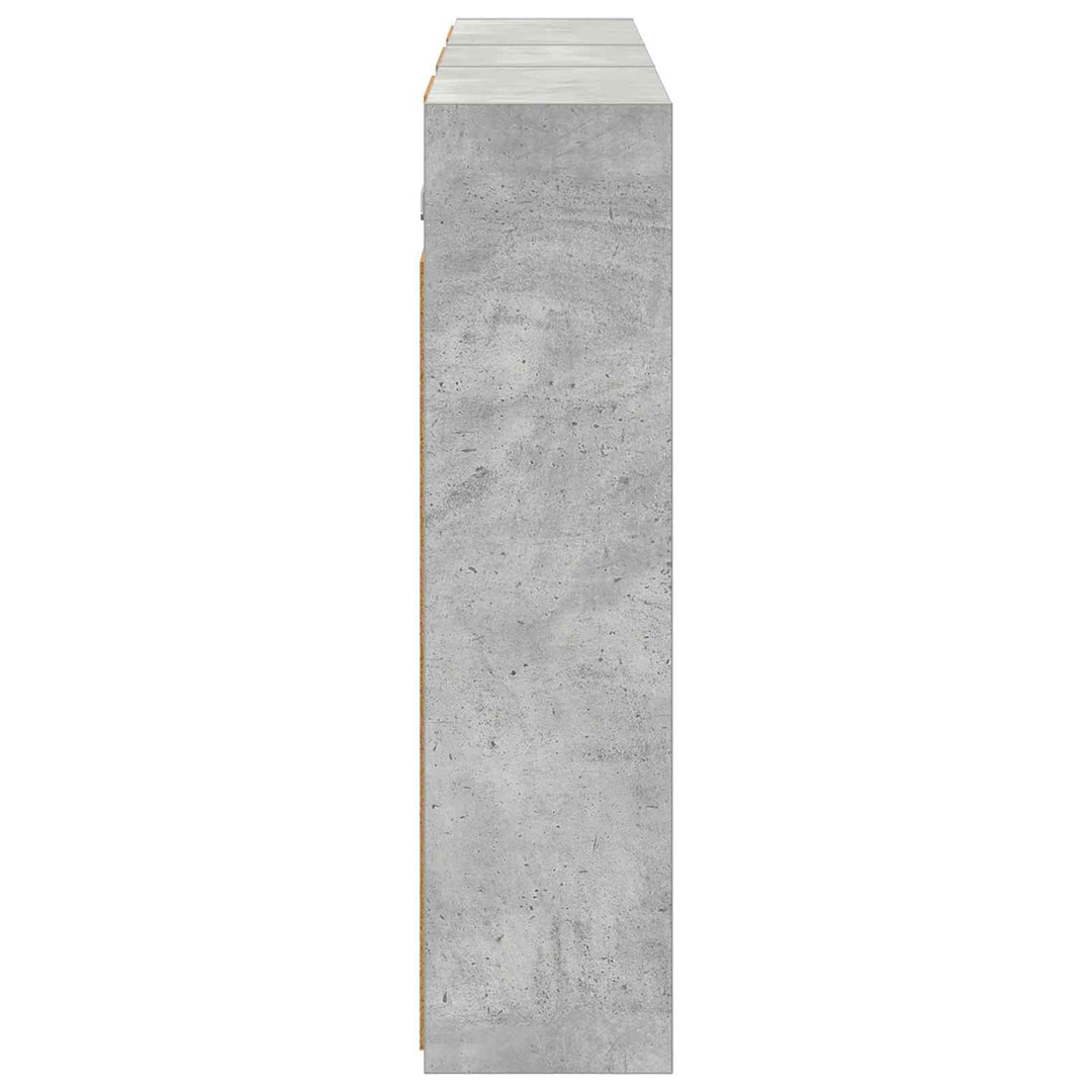 Badeværelsesskabsæt 3 pcs 116 x 16 x 62,5 cm Konstrueret træ