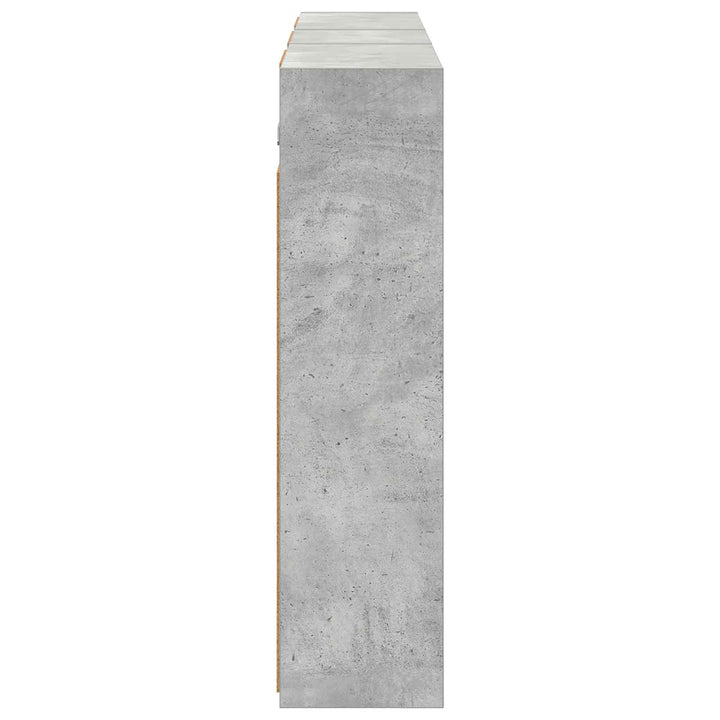 Badeværelsesskabsæt 3 pcs 116 x 16 x 62,5 cm Konstrueret træ
