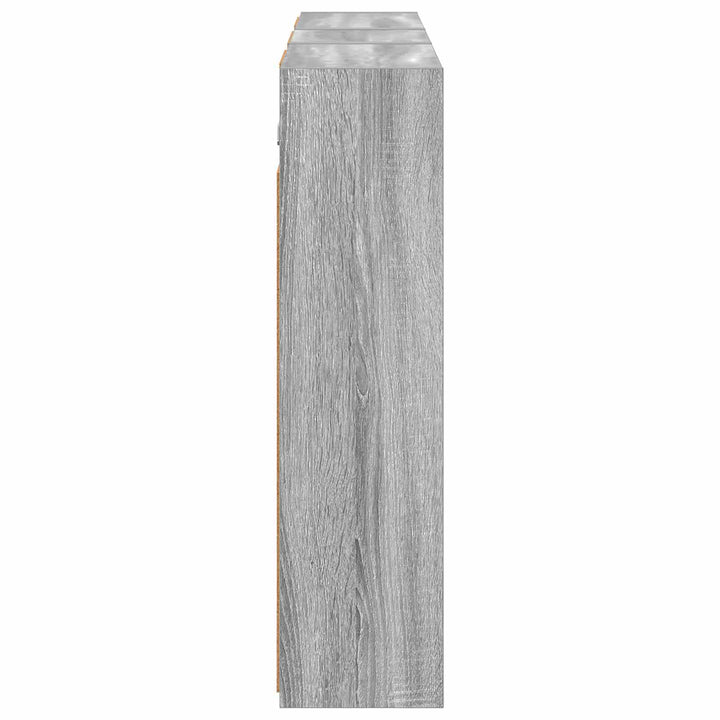 Badeværelsesskabsæt 3 pcs 116 x 16 x 62,5 cm Konstrueret træ