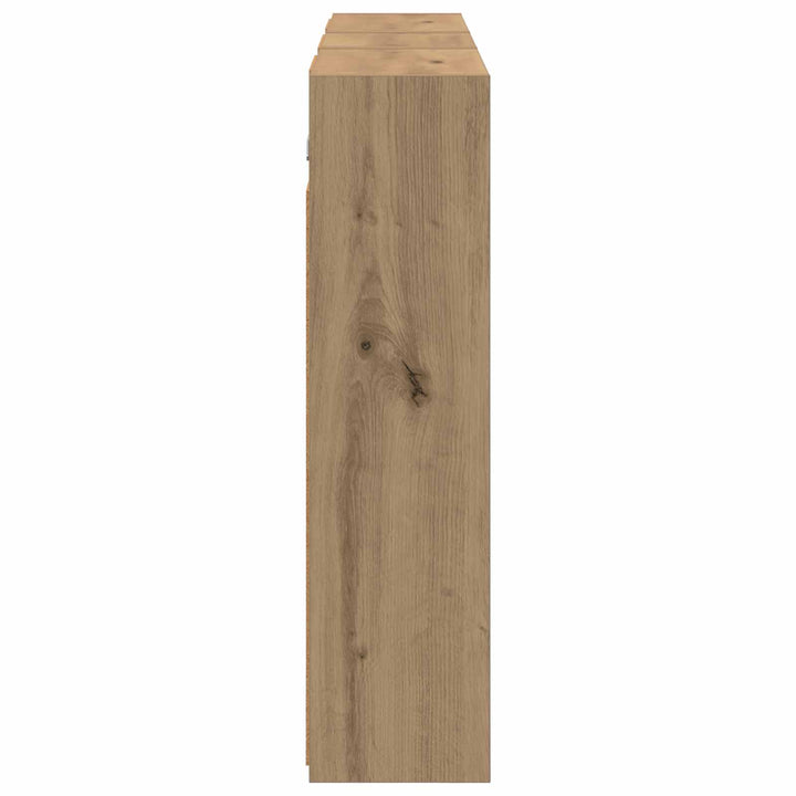 Badeværelsesskabsæt 3 pcs 116 x 16 x 62,5 cm Konstrueret træ