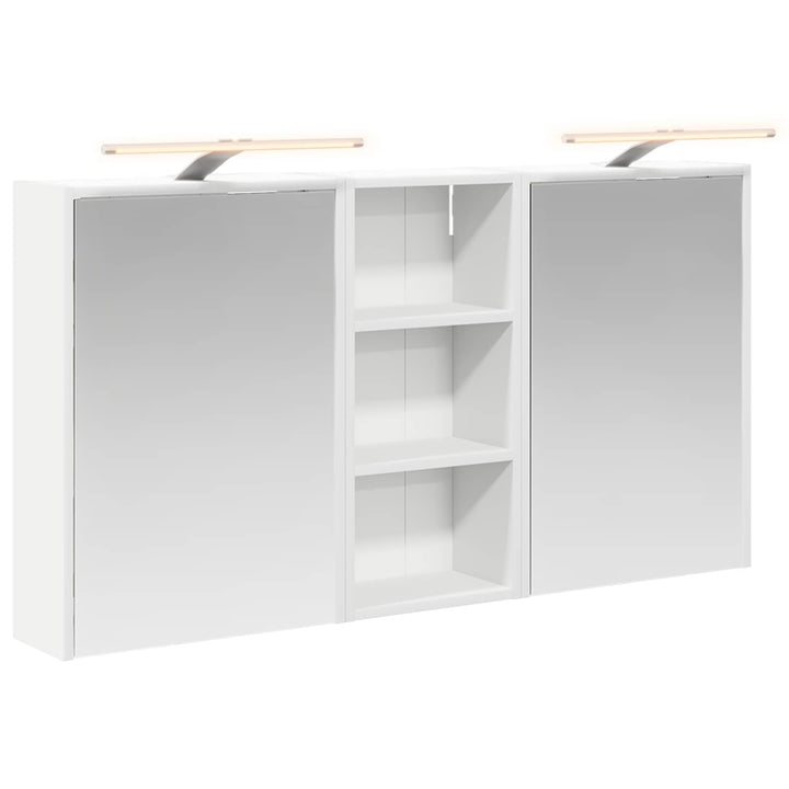 Badeværelsesskabsæt 3 pcs 116 x 16 x 62,5 cm Konstrueret træ