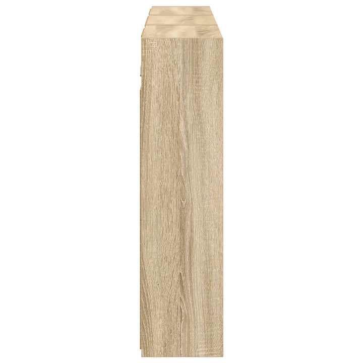 Badeværelsesskabsæt 3 pcs 126 x 16 x 62.5 cm Konstrueret træ