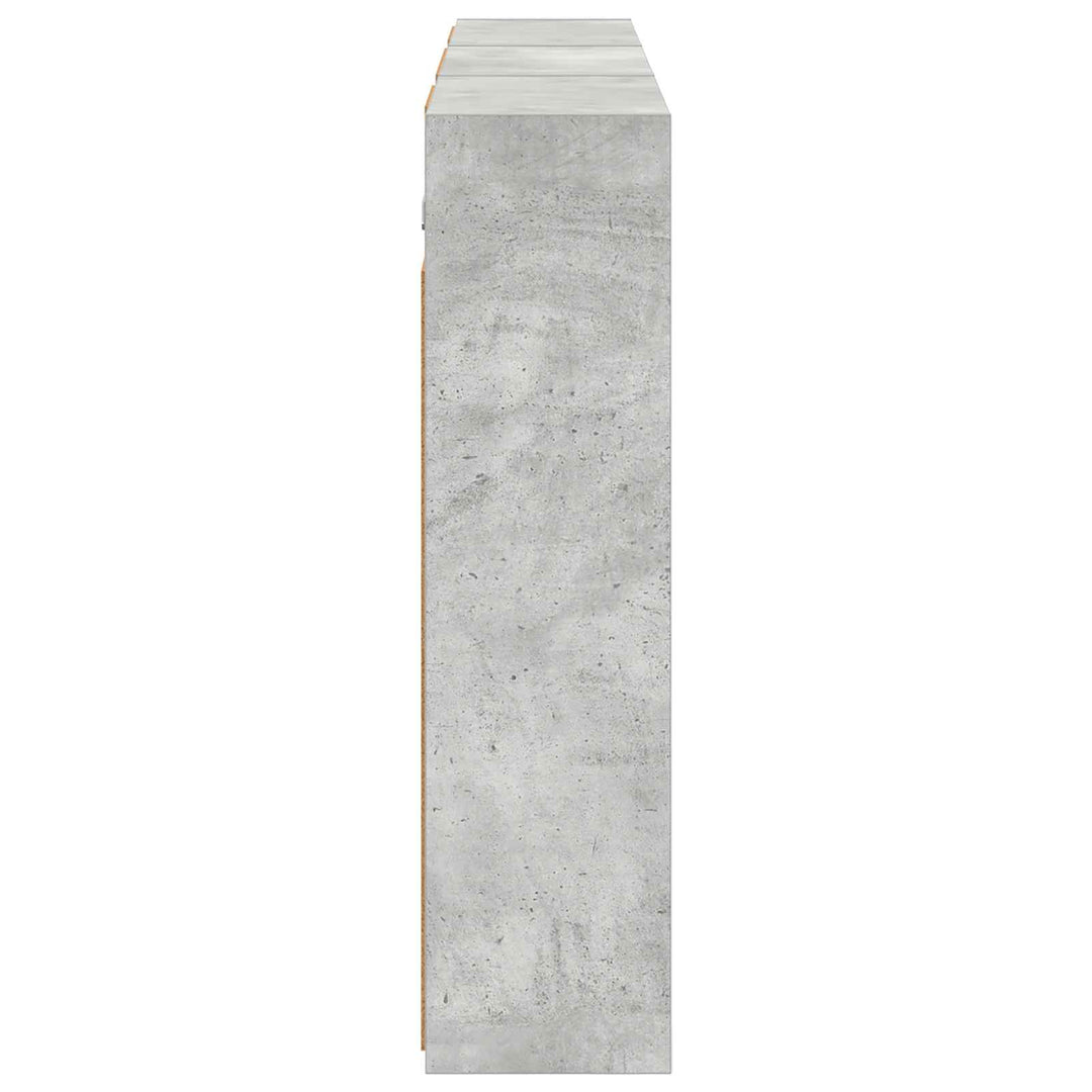 Badeværelsesskabsæt 3 pcs 126 x 16 x 62.5 cm Konstrueret træ