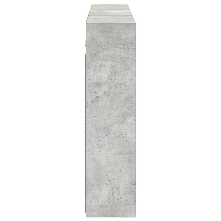 Badeværelsesskabsæt 3 pcs 126 x 16 x 62.5 cm Konstrueret træ