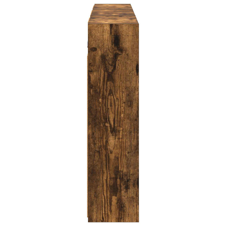 Badeværelsesskabsæt 3 stk. 126 x 16 x 62.5 cm Konstrueret træ