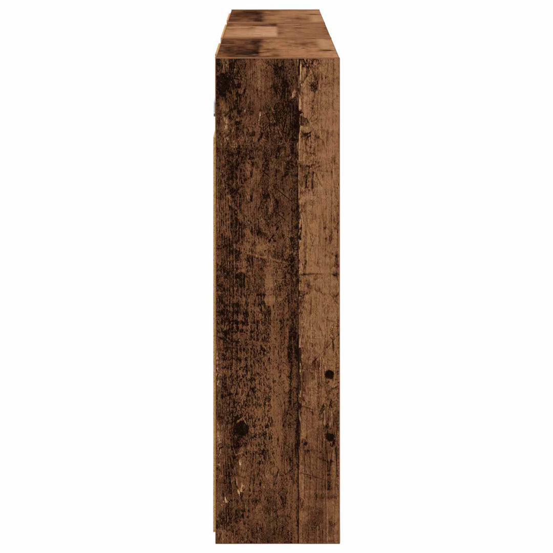 Badeværelsesskabsæt 3 pcs 126 x 16 x 62.5 cm Konstrueret træ