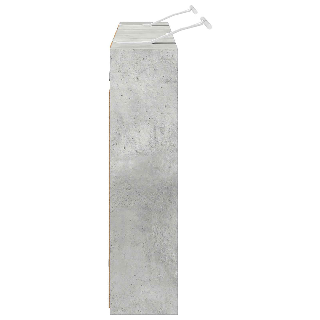 Badeværelsesskabsæt 3 pcs 126 x 16 x 62.5 cm Konstrueret træ