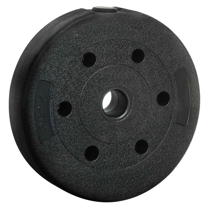 2-i-1 Håndvægt Sæt 30kg Sort og Blå Cement og jernsand