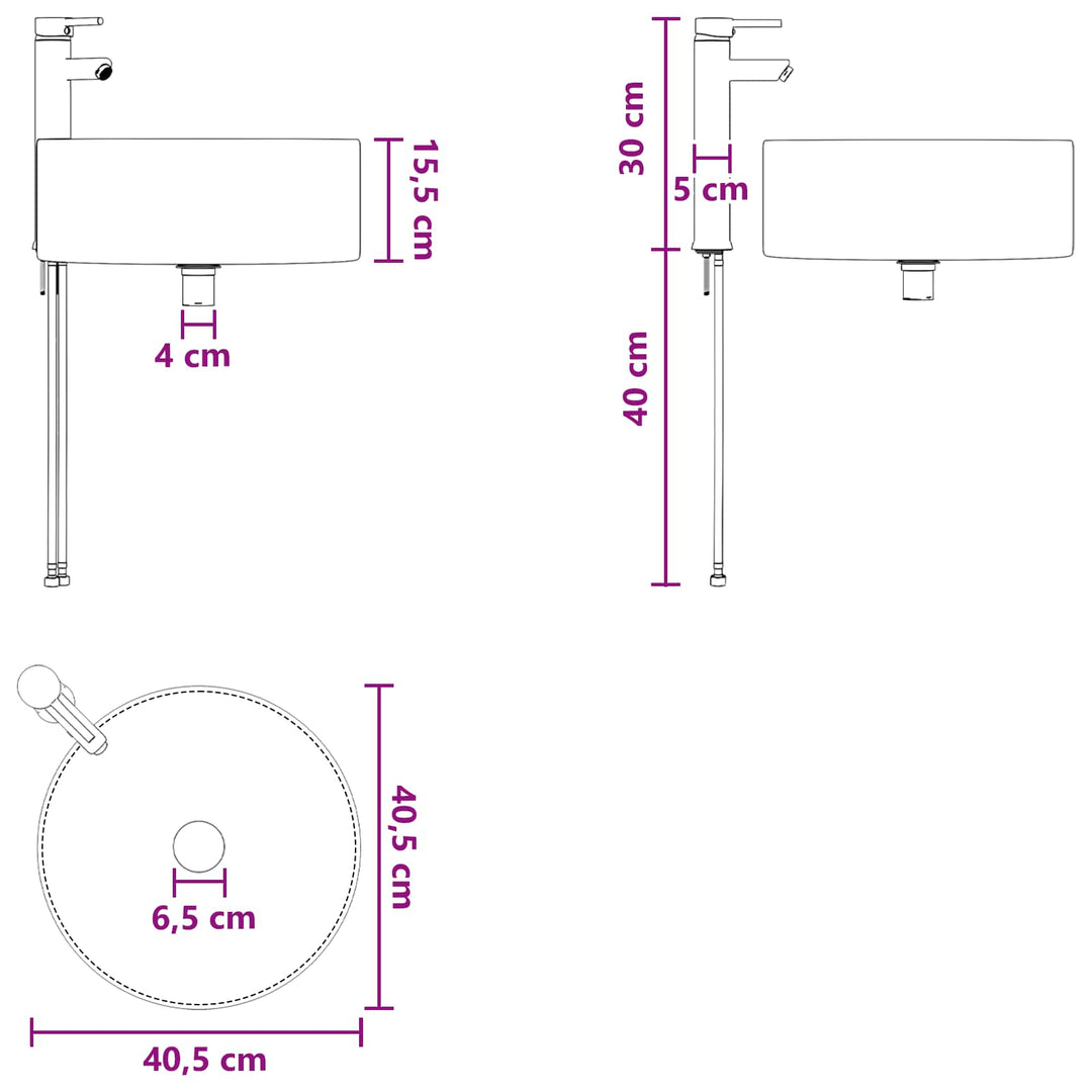 Badeværelsesmøbel sæt 2 stk. Grå Sonoma Konstrueret træ