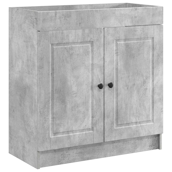 Badeværelsesmøbel sæt Betongrå 78,5 x 37,5 x 81 cm