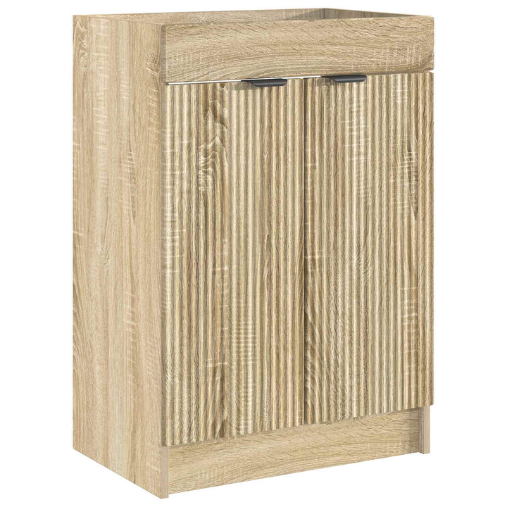 Badeværelsesmøbel sæt Sonoma-eg 78,5 x 37,5 x 81 cm