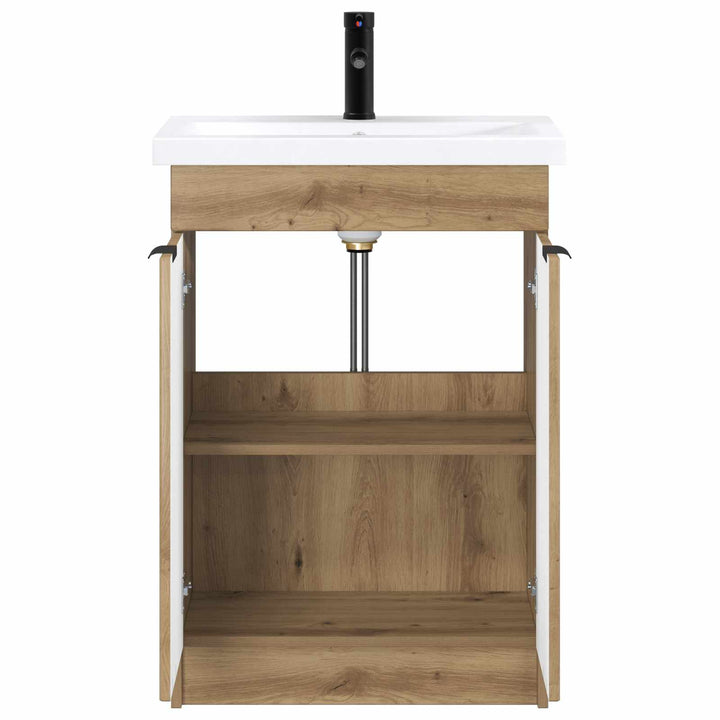 Badeværelsesmøbel sæt Artisan-eg 78,5 x 37,5 x 81 cm