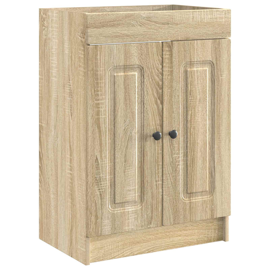 Badeværelsesmøbel sæt Sonoma-eg 56 x 37,5 x 81 cm