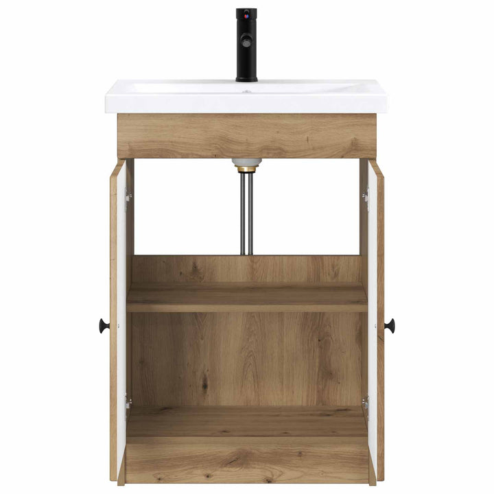 Badeværelsesmøbel sæt Artisan-eg 78,5 x 37,5 x 81 cm