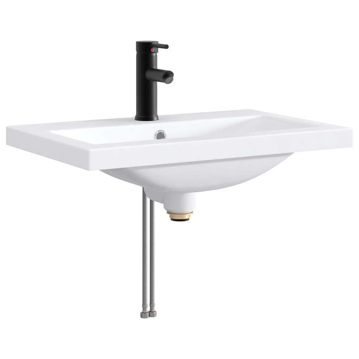 Badeværelsesmøbel sæt Hvid 56 x 37,5 x 81 cm Konstrueret træ
