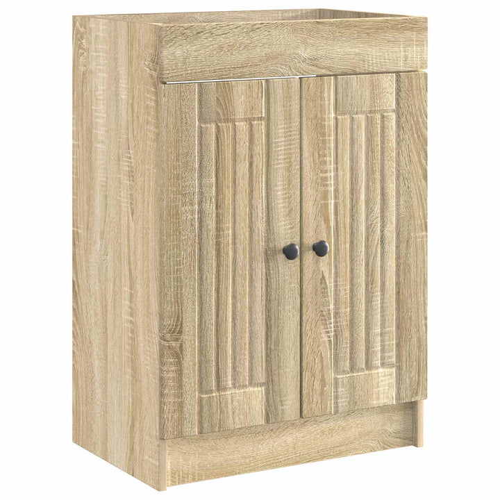 Badeværelsesmøbel sæt Sonoma-eg 56 x 37,5 x 81 cm