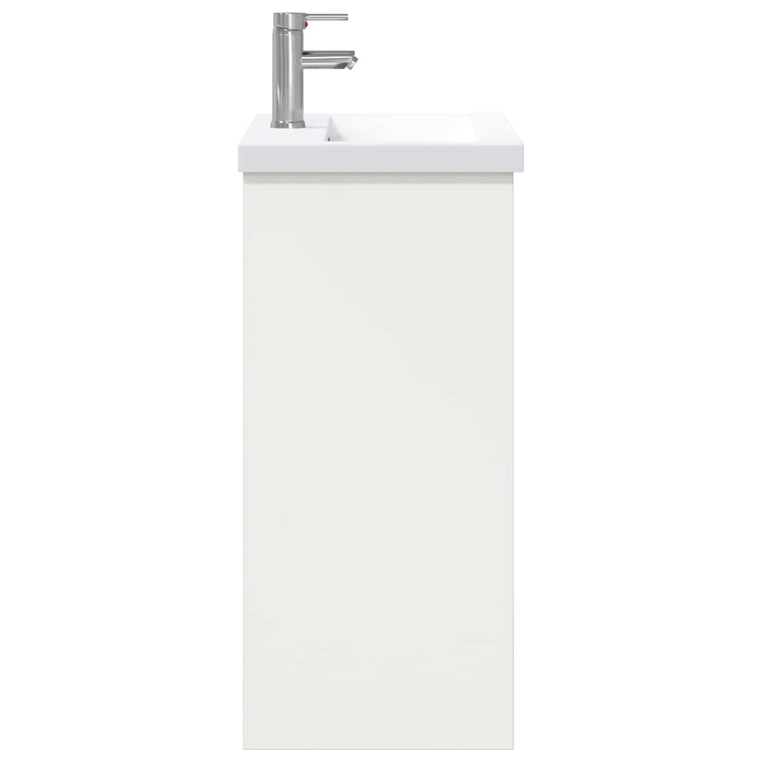 Badeværelsesmøbel sæt Hvid 81 x 40 x 84,5 cm Konstrueret træ