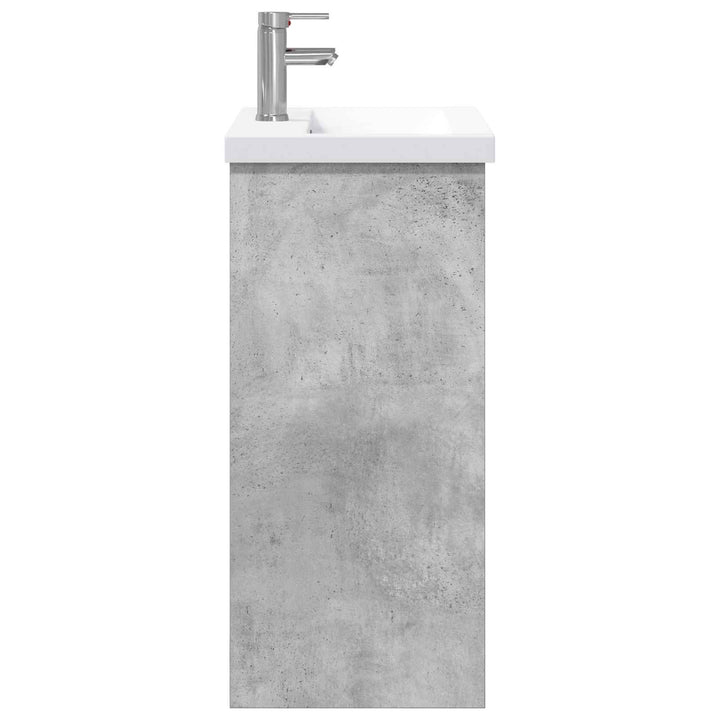 Badeværelsesmøbel sæt Betongrå 81 x 40 x 84,5 cm