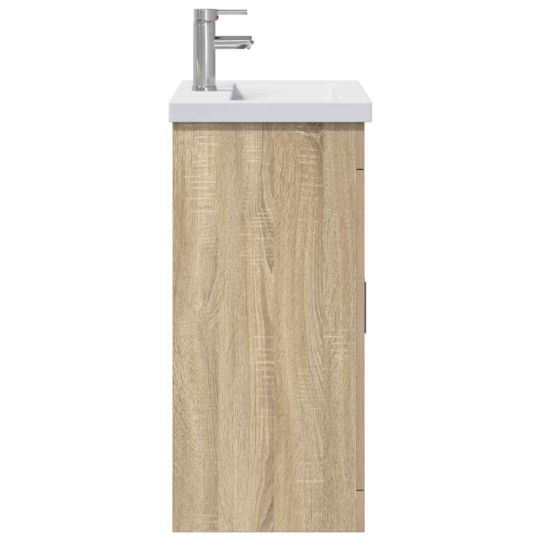 Badeværelsesmøbel sæt Sonoma-eg 61 x 40 x 84,5 cm