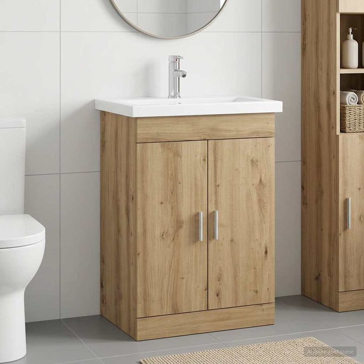 Badeværelsesmøbel sæt Artisan-eg 61 x 40 x 84,5 cm