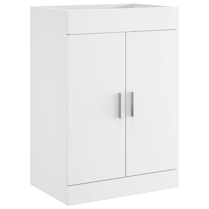 Badeværelsesmøbel sæt Hvid 81 x 40 x 84,5 cm Konstrueret træ
