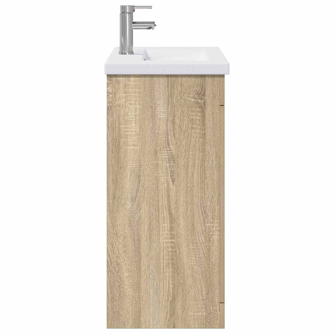 Badeværelsesmøbel sæt Sonoma-eg 81 x 40 x 84,5 cm