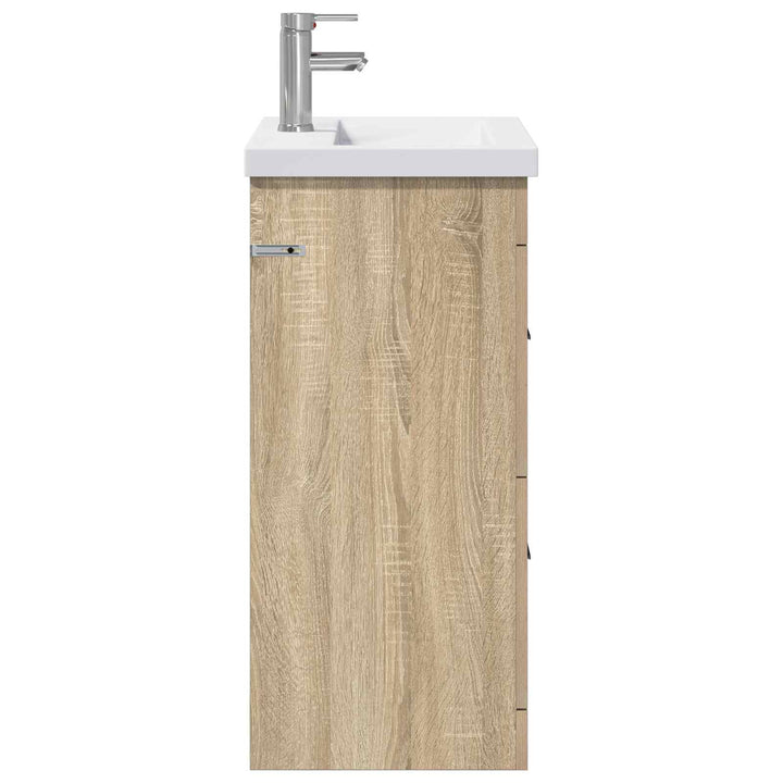 Badeværelsesmøbel sæt Sonoma-eg 61 x 40 x 84,5 cm