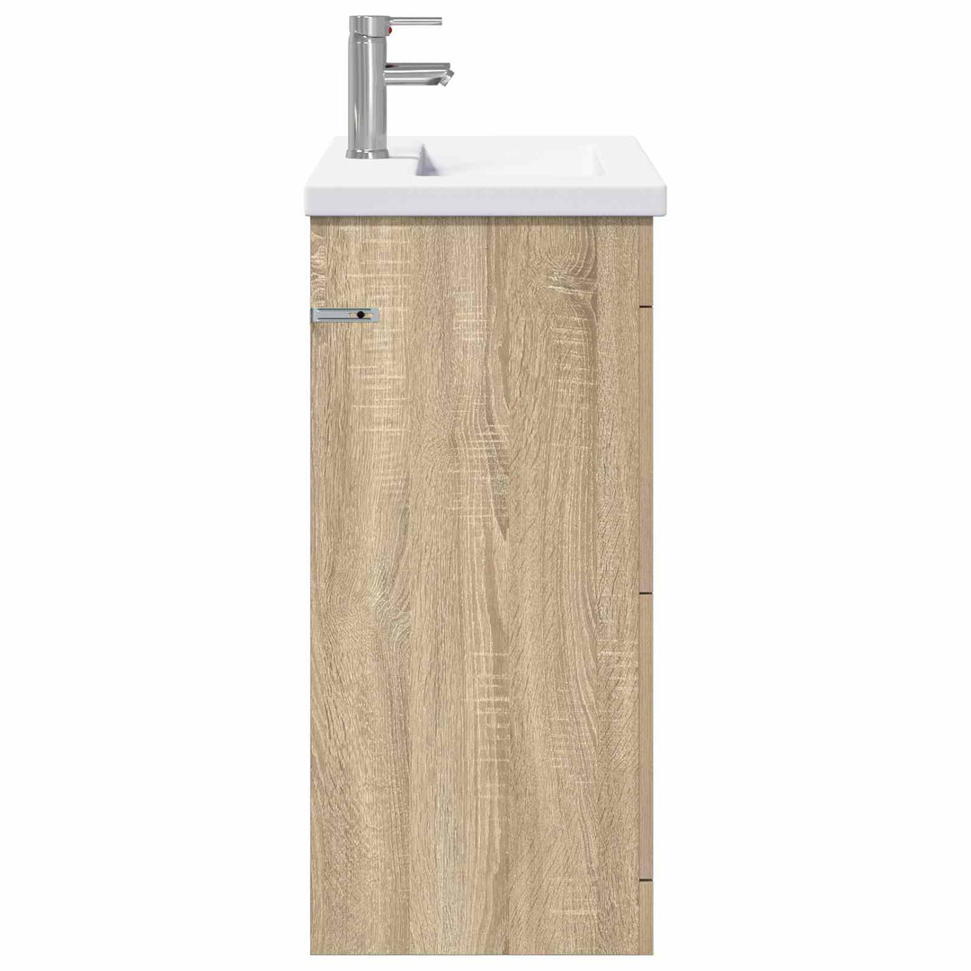 Badeværelsesmøbel sæt Sonoma-eg 81 x 40 x 84,5 cm