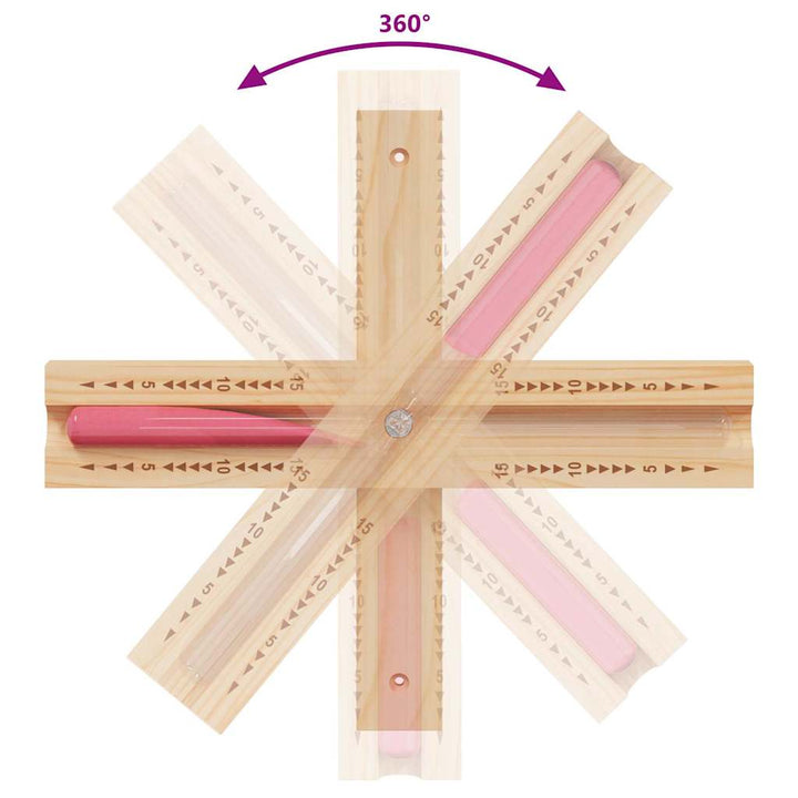 Sauna tilbehørs sæt 4 pcs Sort Aluminium og massivt fyrretræ