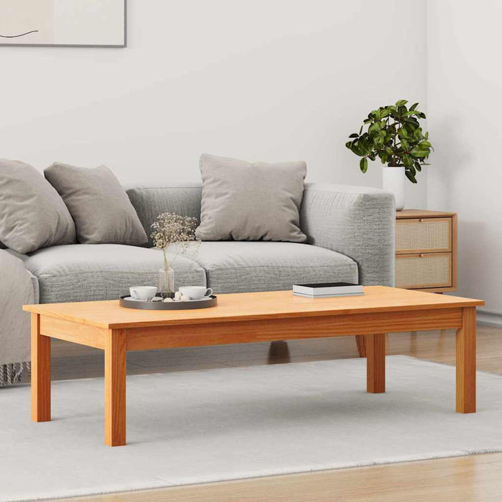 Sofabord Max Brun 110 x 50 x 30 cm Massiv fyrretræ