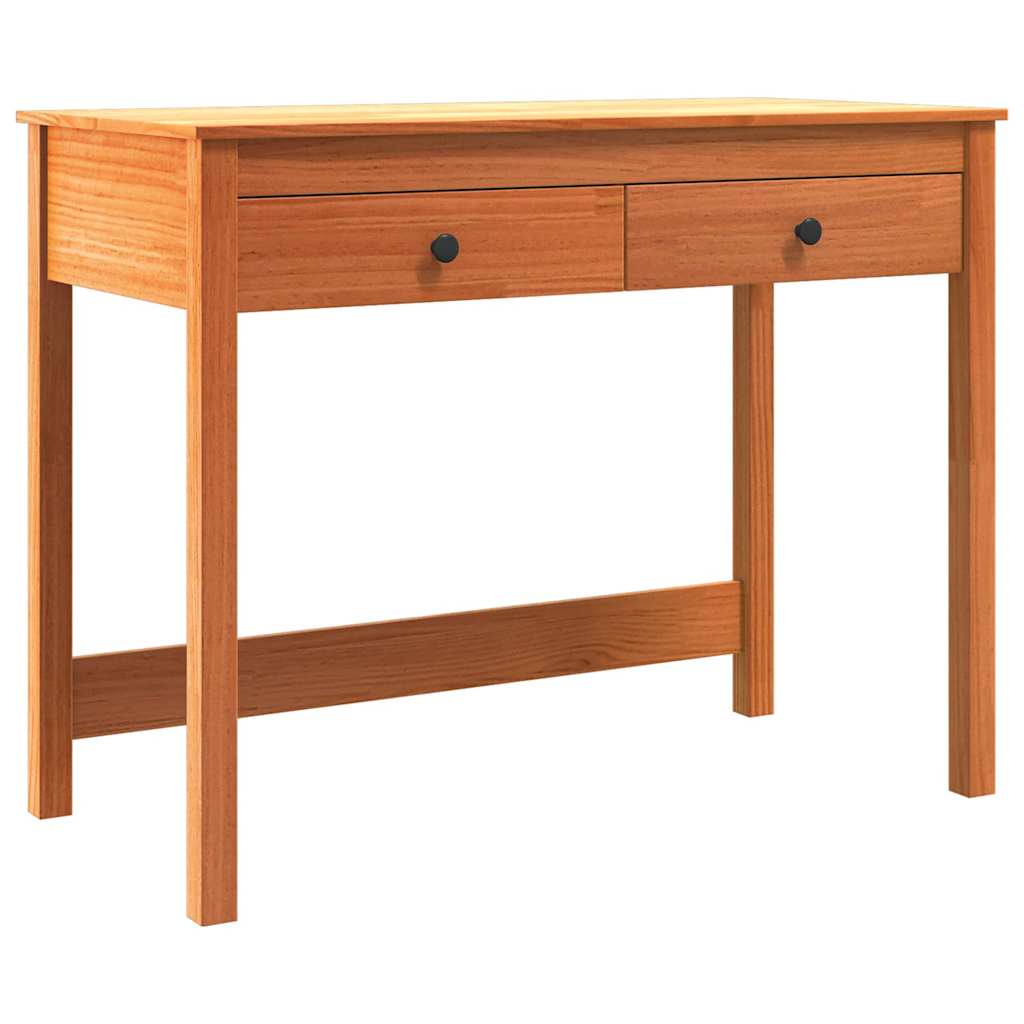 Bord med skuffe Max Brun 100 x 50 x 78 cm Massiv fyrretræ