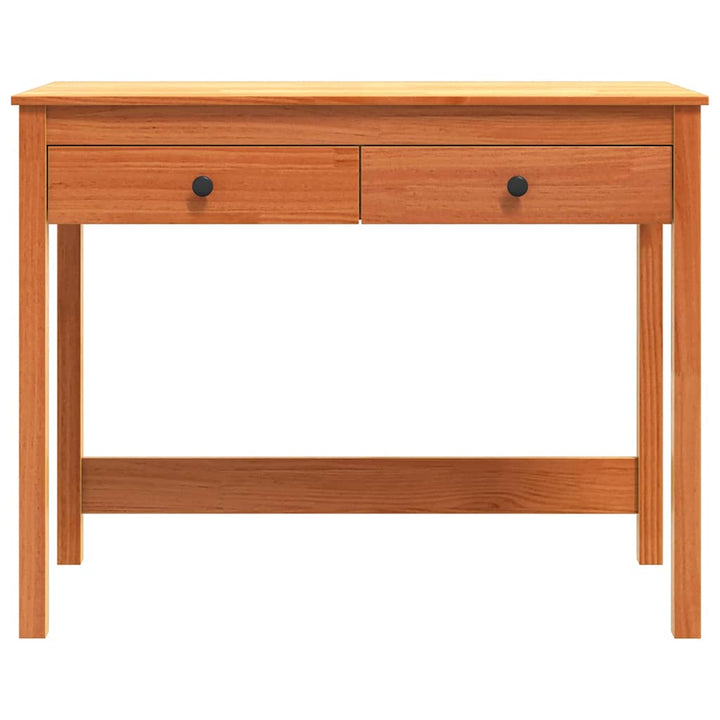 Bord med skuffe Max Brun 100 x 50 x 78 cm Massiv fyrretræ