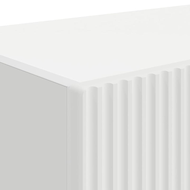 TV vægskab Vægmonteret Hvid 39 x 31 x 29,5 cm Konstrueret træ