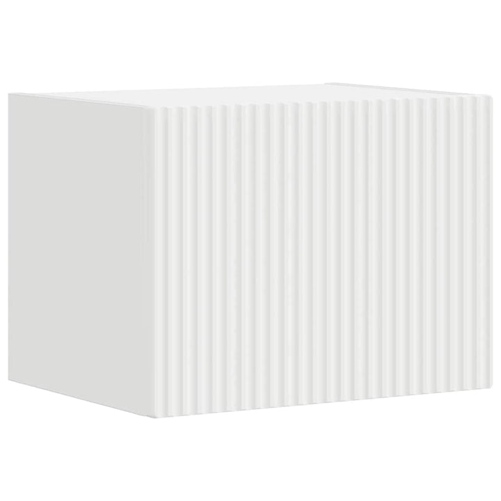 TV vægskab Vægmonteret Hvid 39 x 31 x 29,5 cm Konstrueret træ