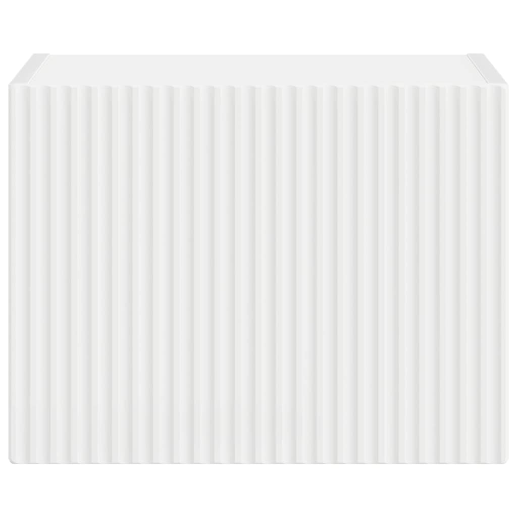 TV vægskab Vægmonteret Hvid 39 x 31 x 29,5 cm Konstrueret træ